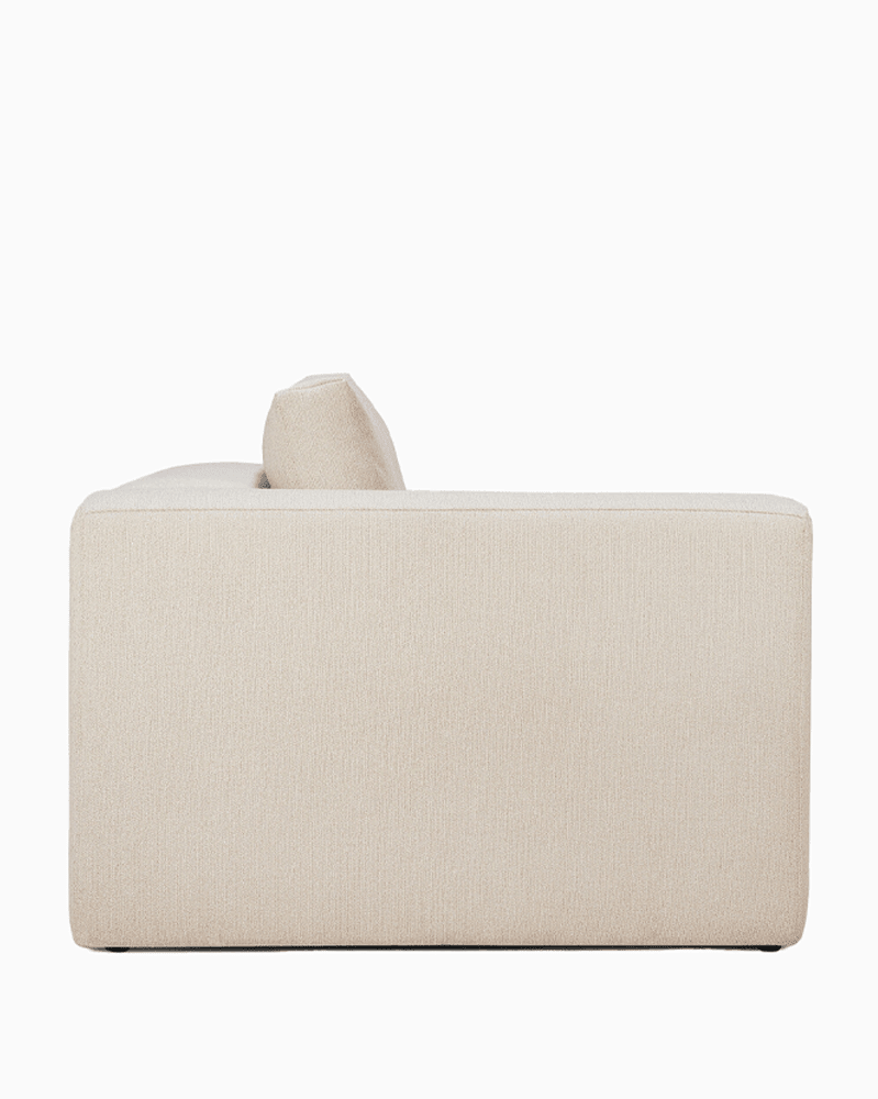 Eco Off White / End seater with R arm
