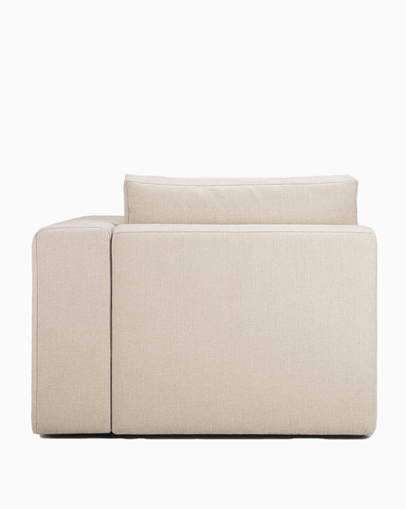 Eco Off White / End seater with L arm