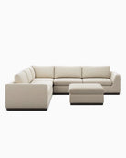 Savoy Parchment / Sectional + Ottoman