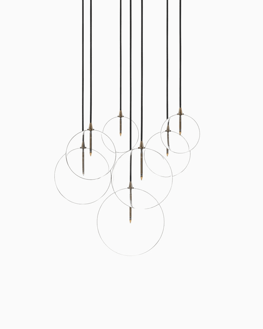 Heritage Bronze Brass / Clear Glass