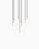 Heritage Bronze Brass / Organic Glass