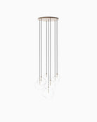 Heritage Bronze Brass / Organic Glass
