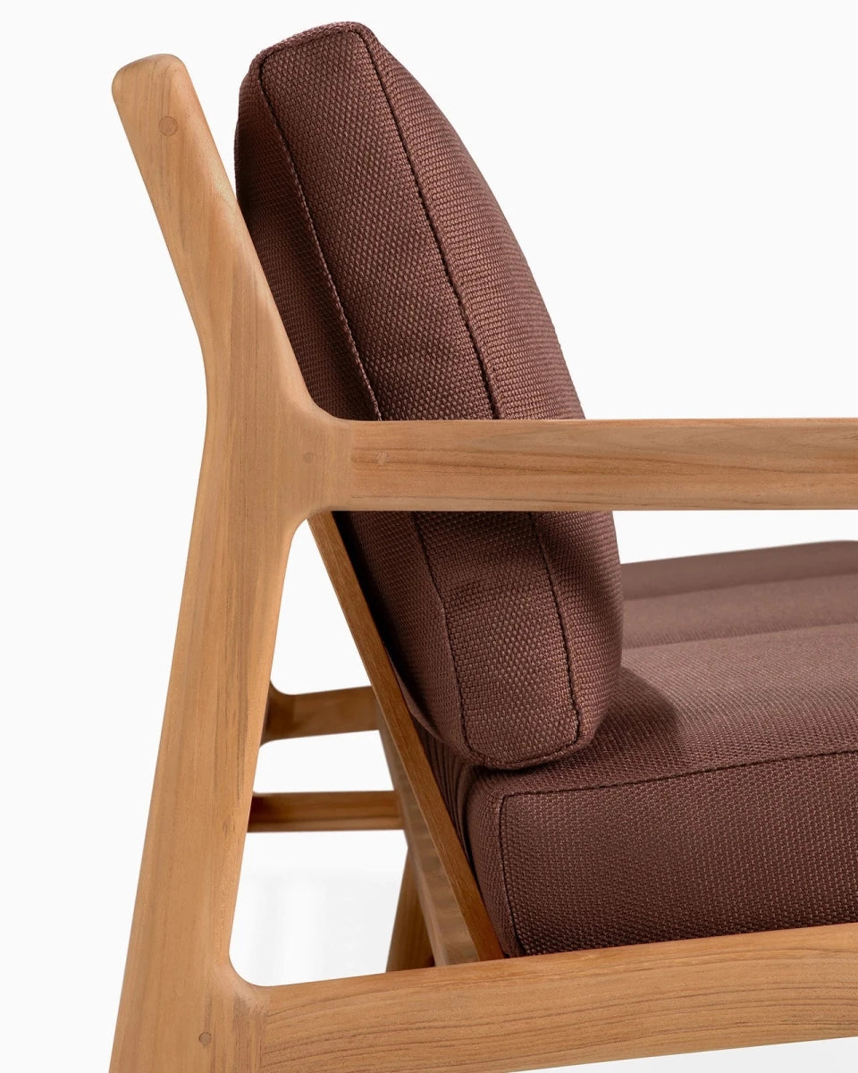 Teak / Burgundy