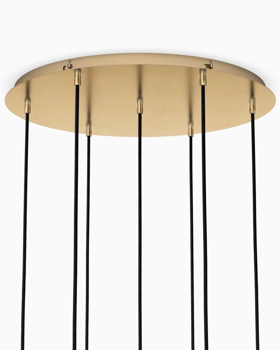 Burnished Brass / Organic Glass