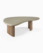 Concrete and Reclaimed Teak / 35.5"
