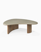Concrete and Reclaimed Teak / 35.5"