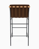 Cognac Velvet / Chestnut Leather Straps / White Oak / Bar (30" Height)