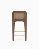 Mushroom Velvet Seat / Walnut Frame / Counter (27" Height)