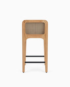 Cognac Velvet Seat / White Oak Frame / Counter (27" Height)