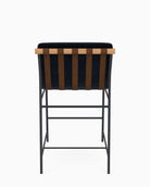 Ebony Velvet / Chestnut Leather Straps / White Oak / Counter (24" Height)