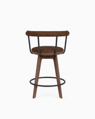 Chestnut Brown Leather / Walnut / Counter (25.5" Height)