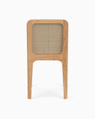 Pearl Leather Seat / White Oak Frame