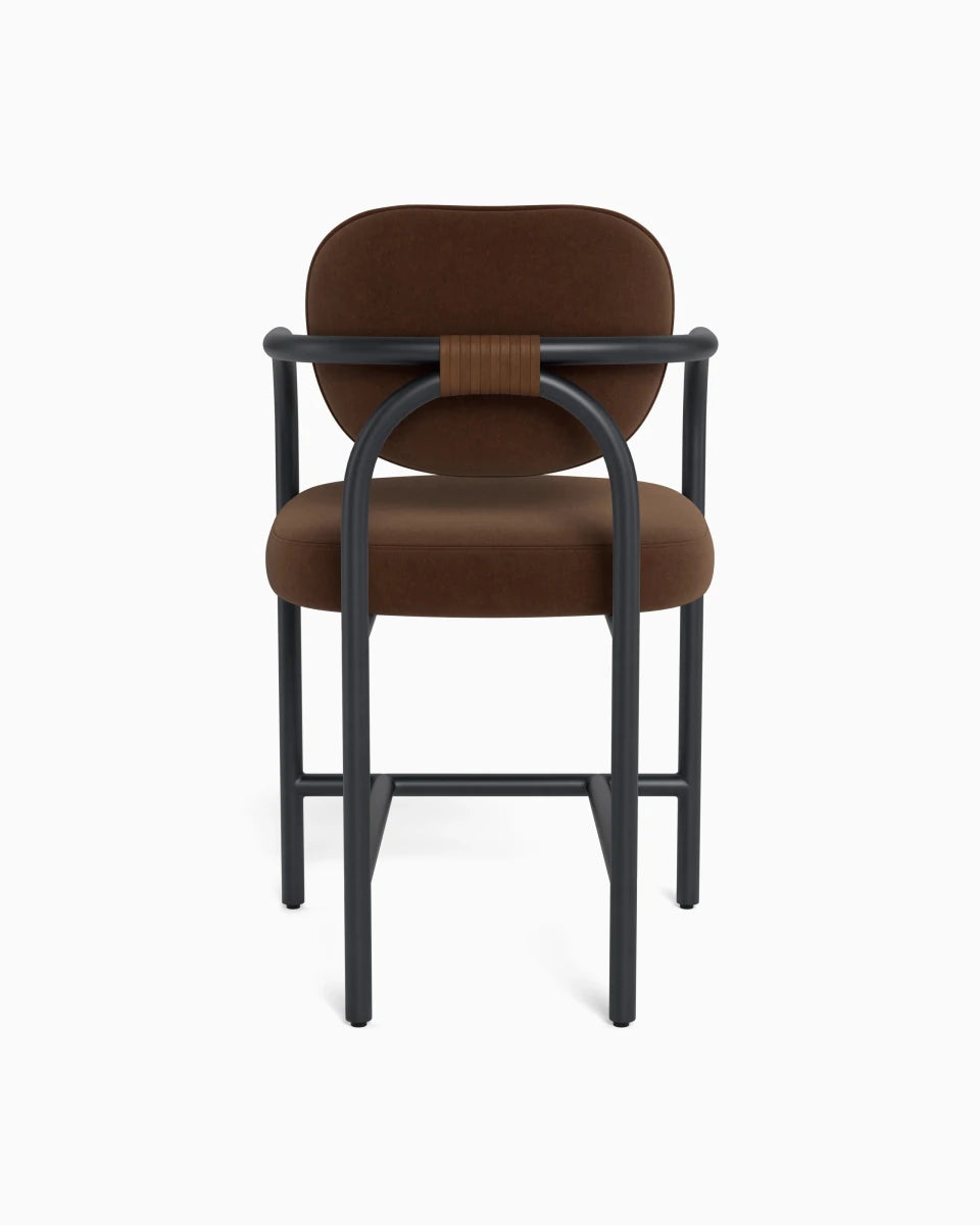 Cognac Velvet / Counter (25" Height)