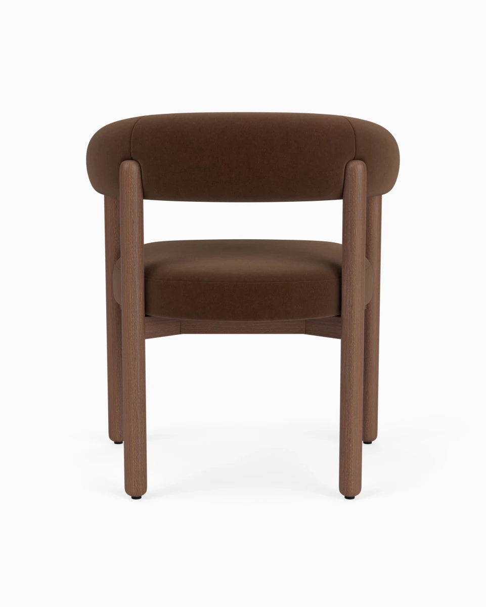 Cognac Velvet / Walnut