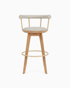 Pearl Leather / White Oak / Bar (31" Height)