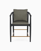 Noir Basketweave / Black Leather / Ebony / Counter (24" Height)