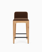 Cognac Velvet Seat / White Oak Frame / Counter (27" Height)