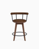 Chestnut Brown Leather / Walnut / Counter (25.5" Height)