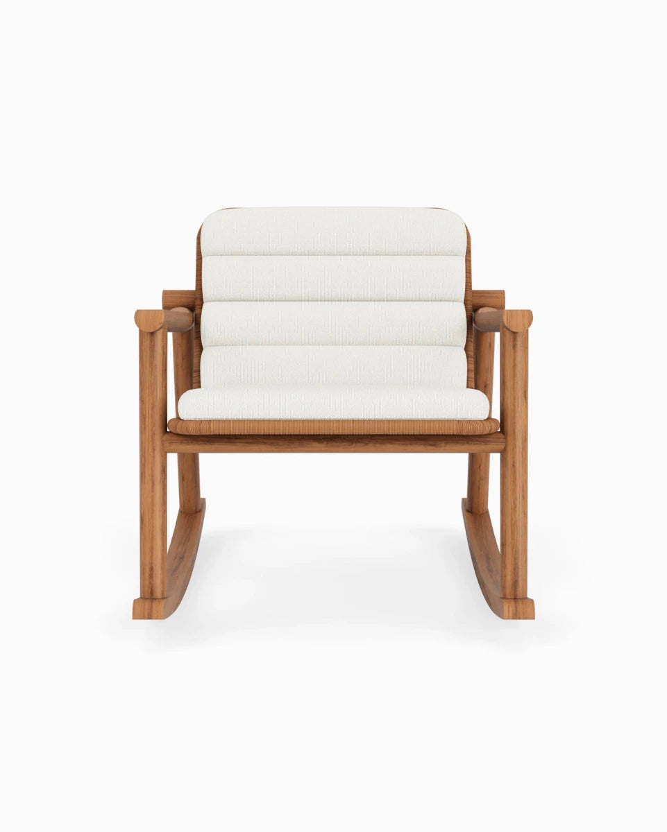 Dove FIQA Boucle / Tan Rattan Seat