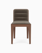 Mushroom Velvet Seat / Walnut Frame