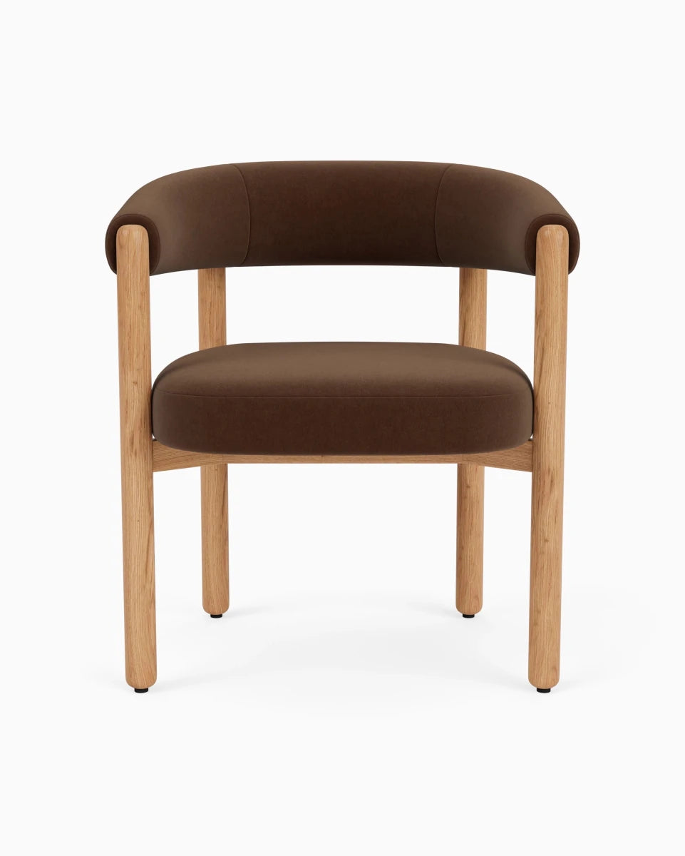 Cognac Velvet / White Oak