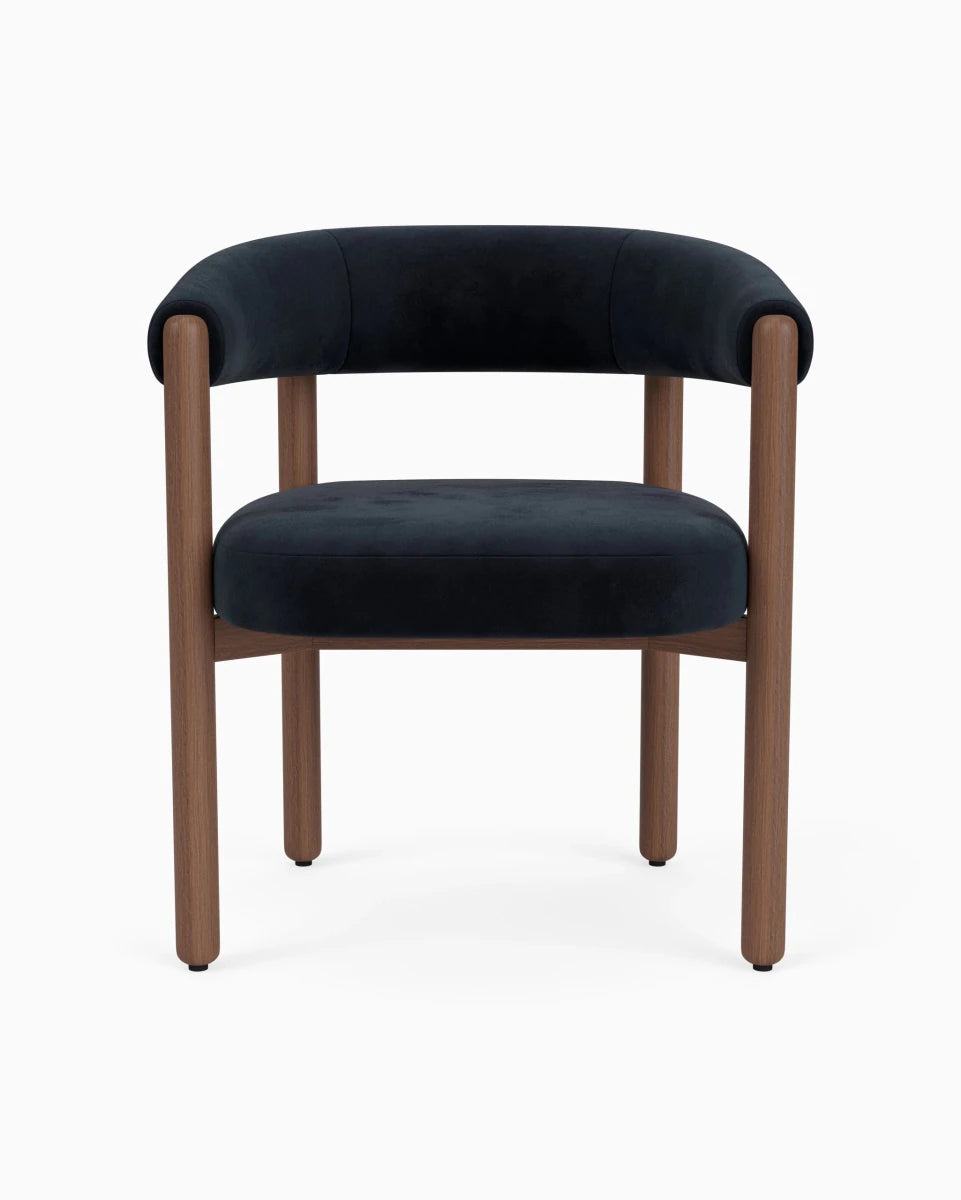 Ebony Velvet / Walnut