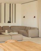 Light Sepia / End Seater with Left Arm