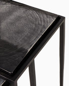 Smoked Black Cast Glass
