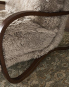 Taupe Mongolian Fur