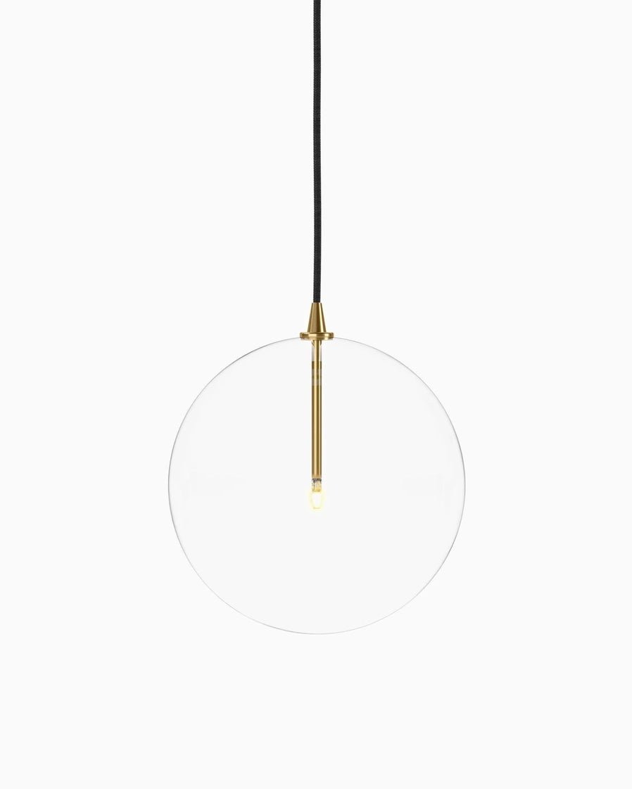 Burnished Brass / 11.75" x 11.75" / Clear Glass