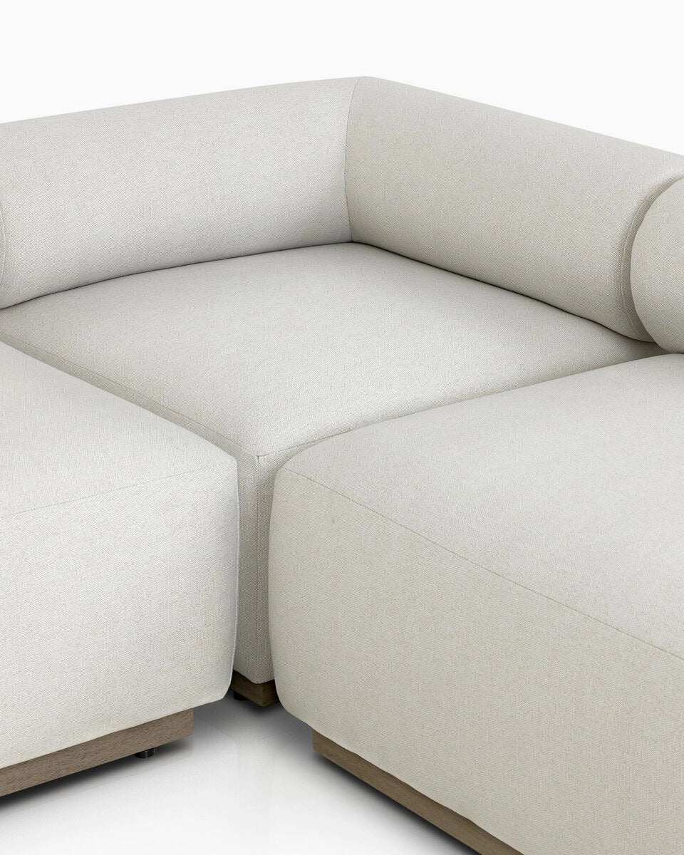 Alessi Linen / 3 Piece w/Ottoman