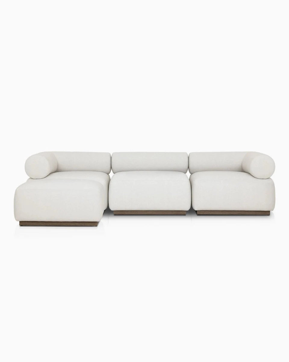 Alessi Linen / 3 Piece w/Ottoman
