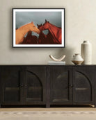 32" x 24" / Black Maple