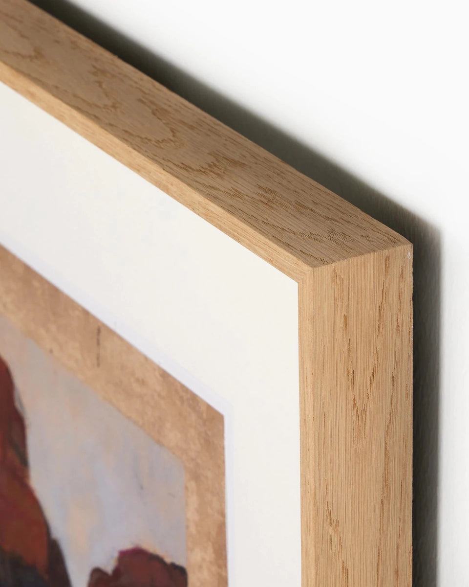 40" x 28.5" / Rooftop Vertical Grain White Oak