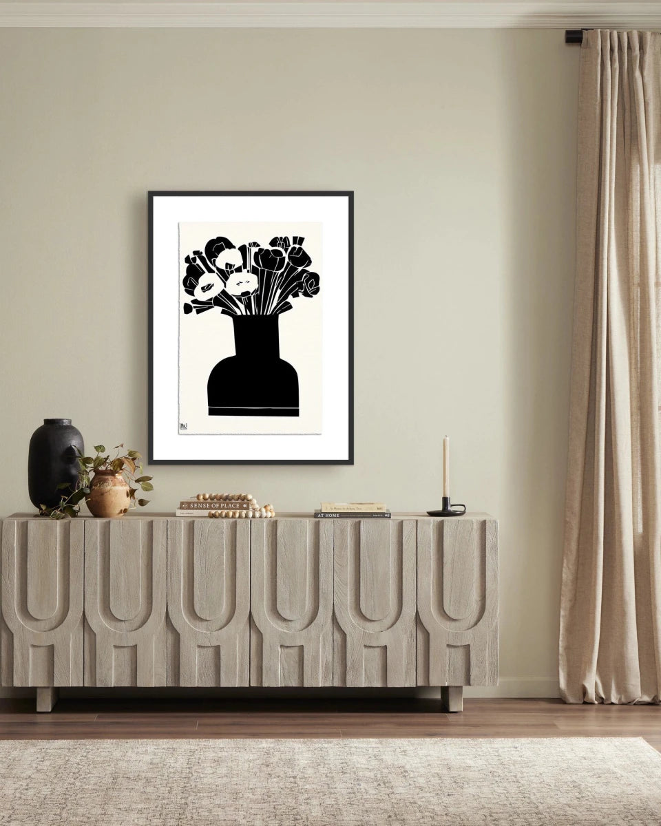 24" x 32" / Black Maple