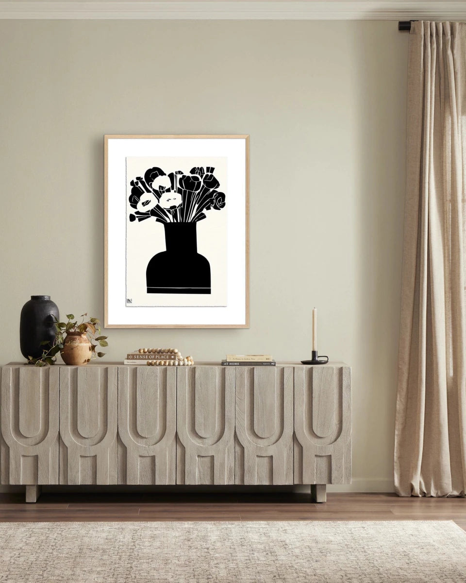 30" x 40" / White Oak
