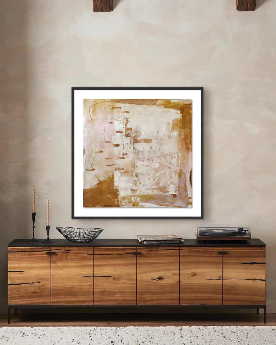 40" x 40" / Black Maple