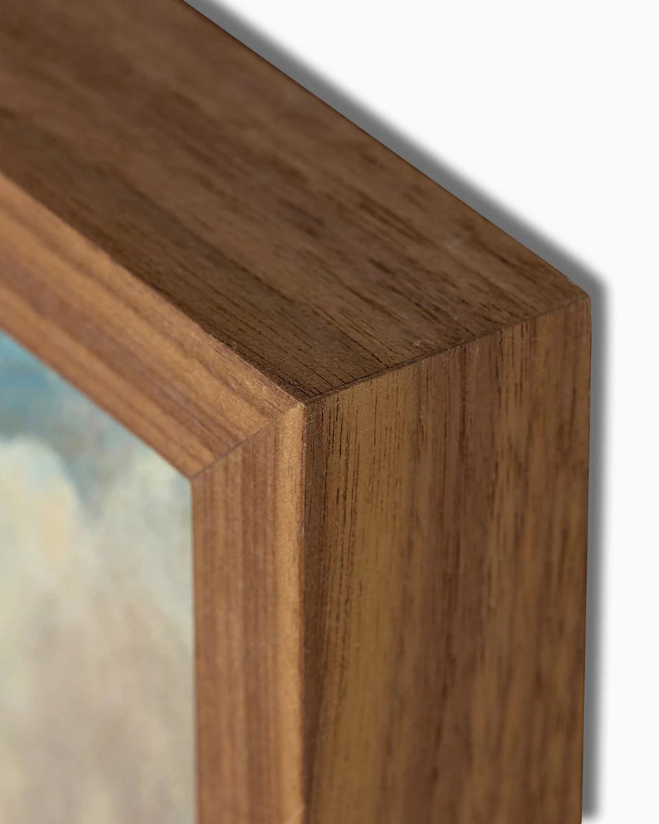 18" x 14.5" / Walnut Frame
