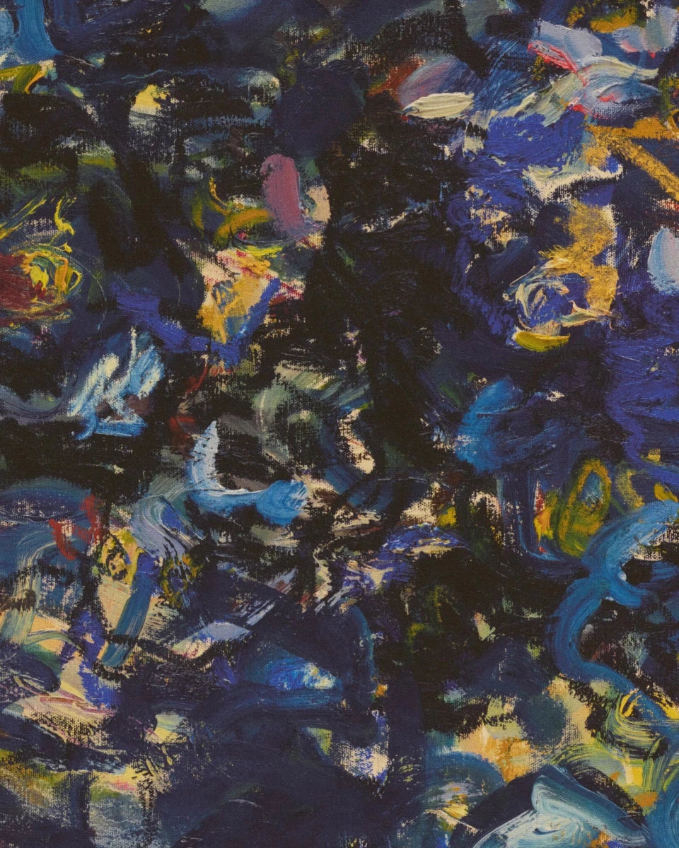 40" x 40" / Walnut Floater