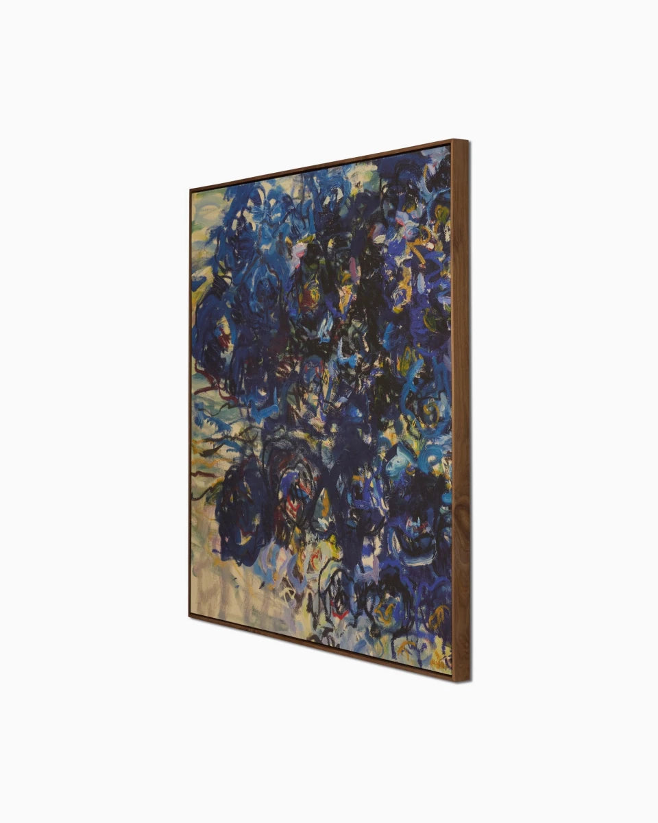 48" x 48" / Walnut Floater