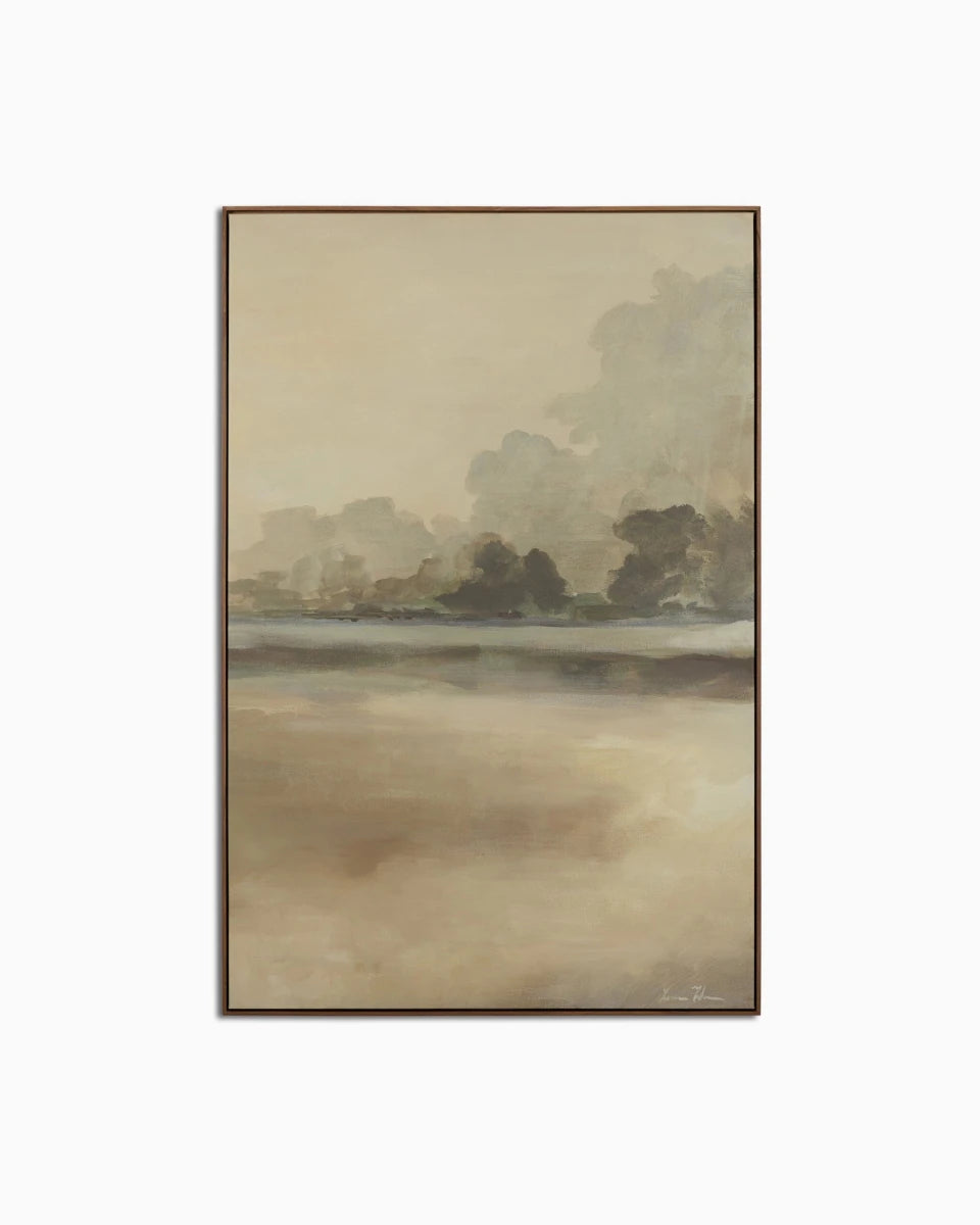 55" x 40" / Walnut Floater
