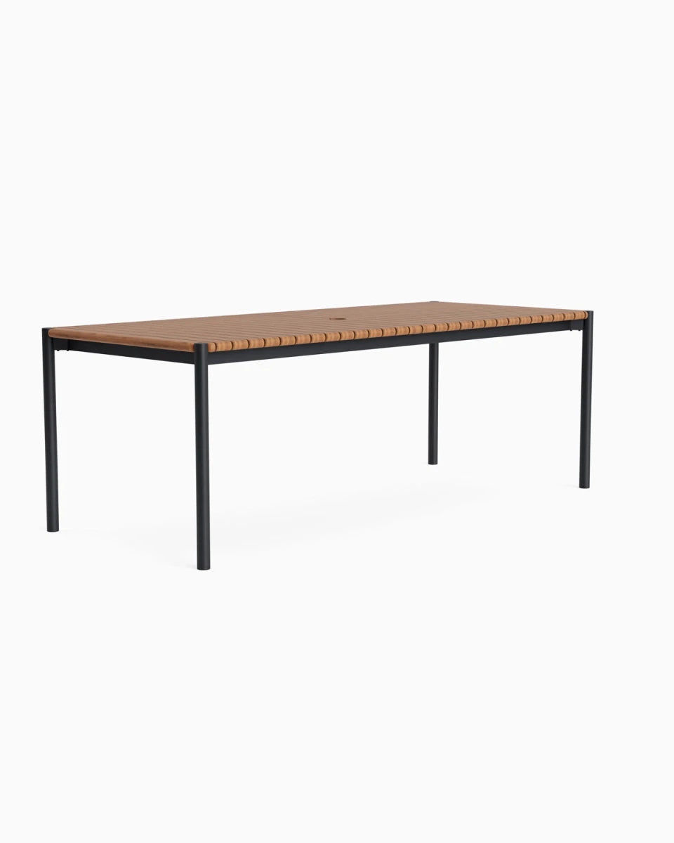Teak / 86" Length | Seats 8