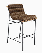 Heritage Plaid / Maple Leather Straps / White Oak / Bar (30" Height)