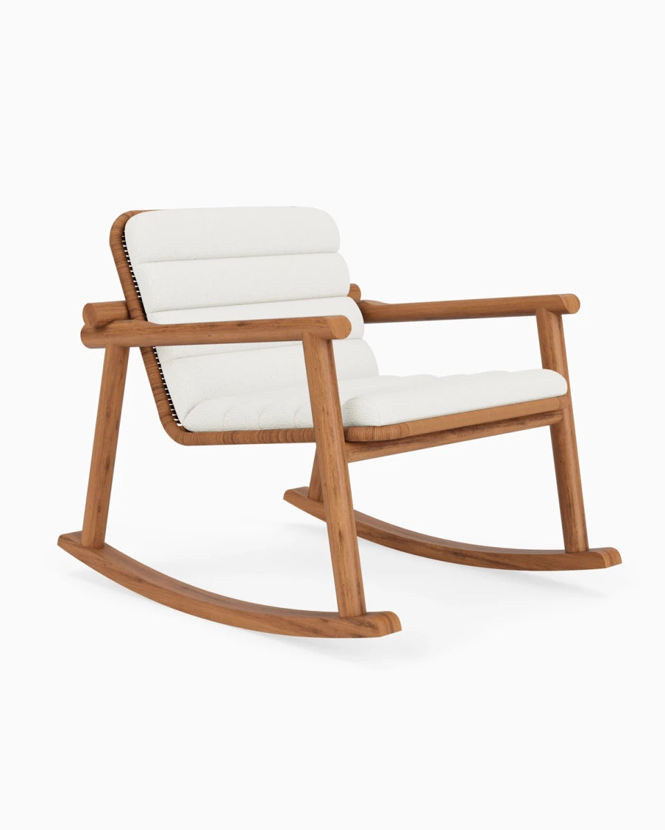 Dove FIQA Boucle / Tan Rattan Seat