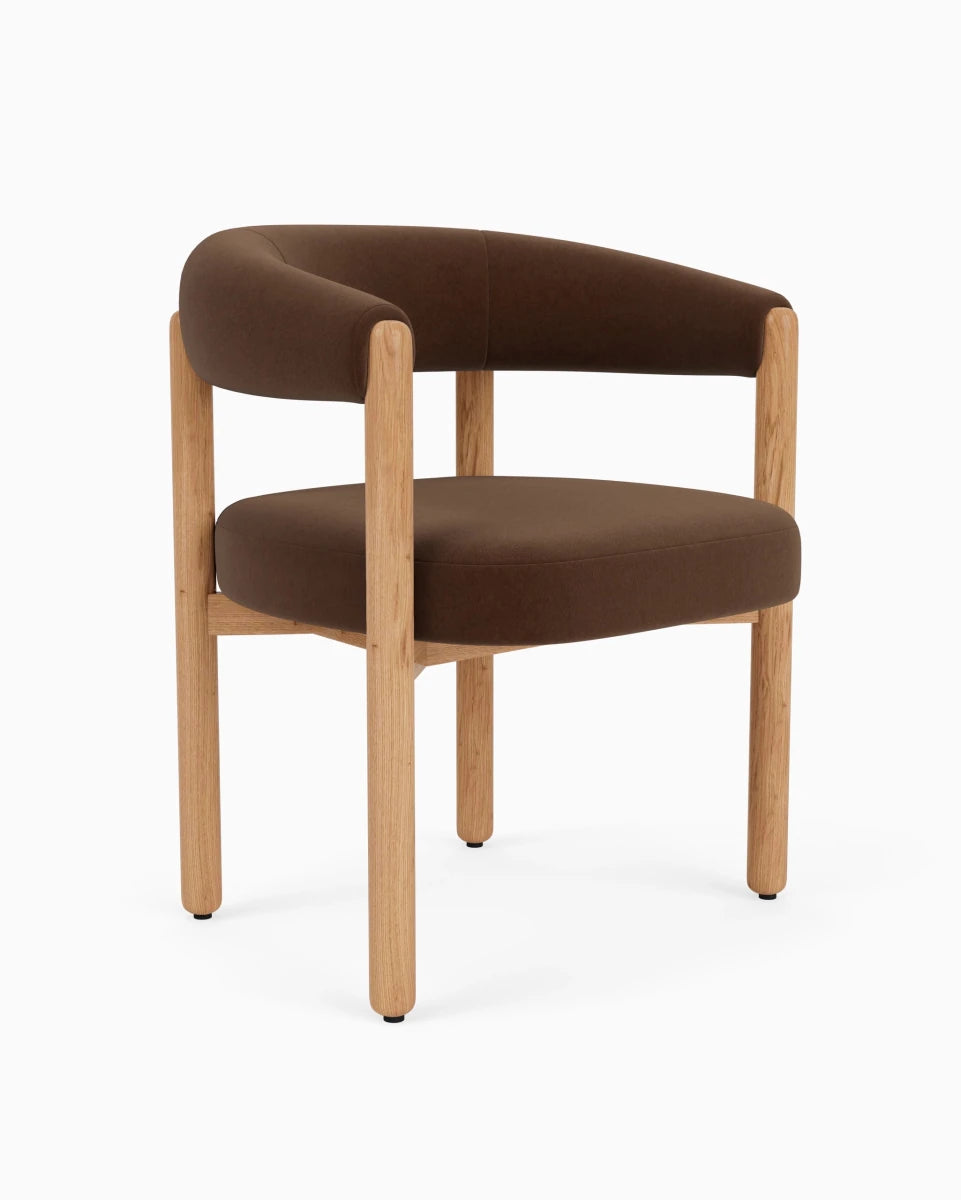 Cognac Velvet / White Oak