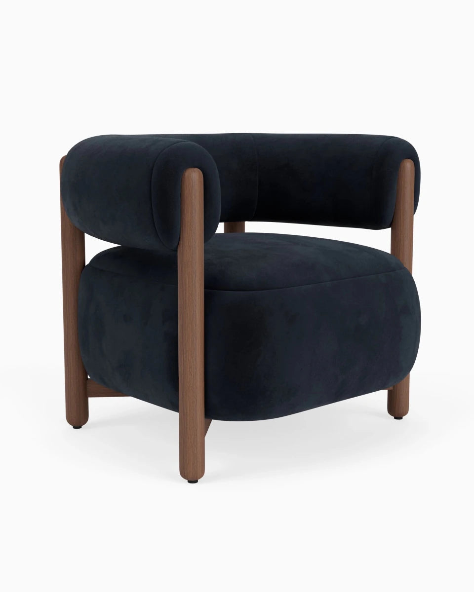 Ebony Velvet / Walnut