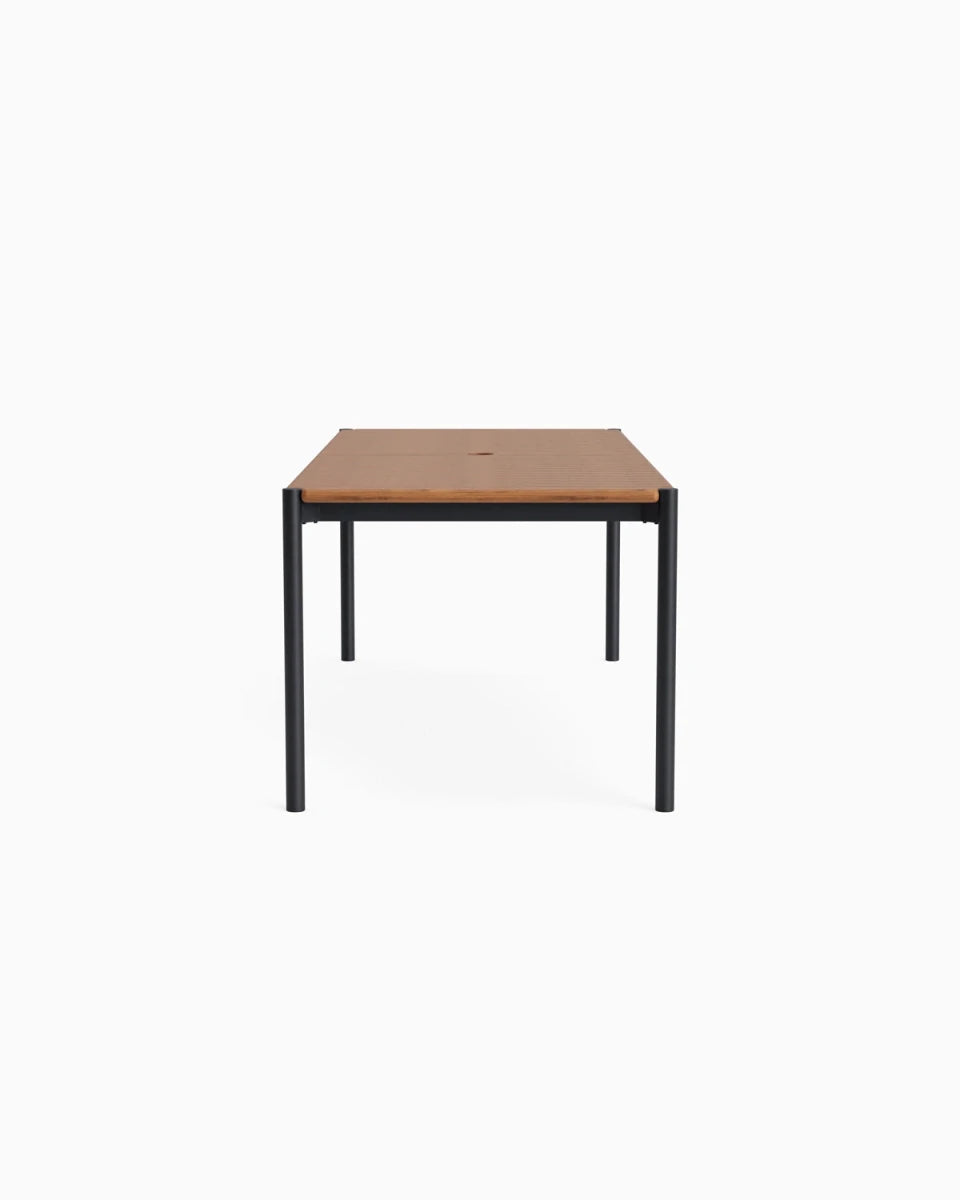 Teak / 86" Length | Seats 8