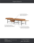 Saddle Leather / White Oak / 86" Long