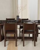 Chestnut Brown Leather Seat / Chestnut Brown Leather Back / Walnut Frame