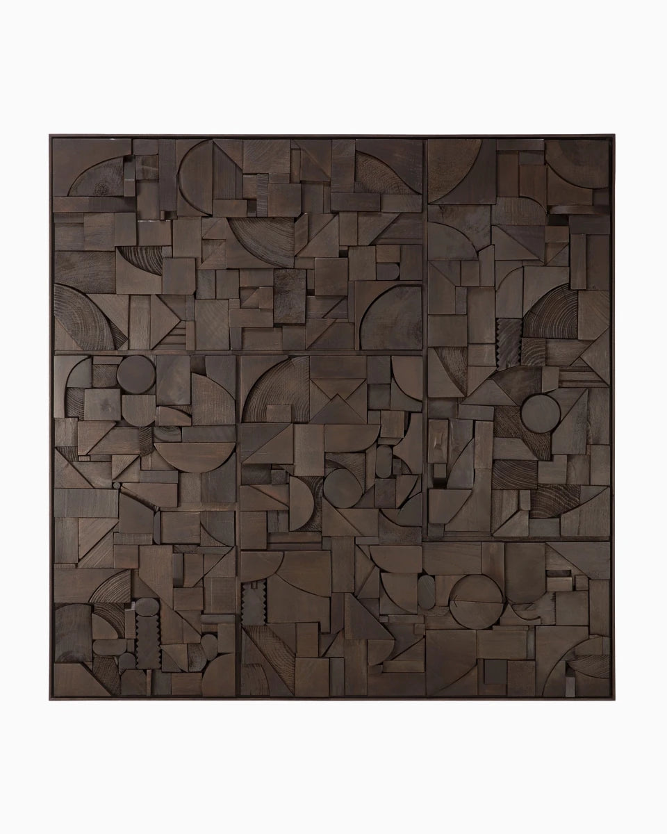Dark Brown / 39.5 x 39.5"